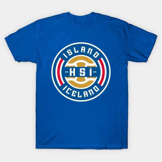 Iceland Football T-Shirt by Confusion101